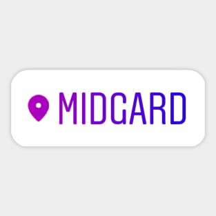 Loki Midgard Location Tag Sticker